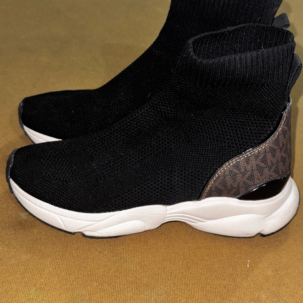 Michael Kors Black and Brown Sneakers